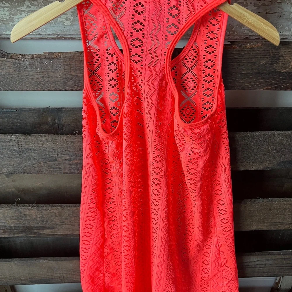 OP Girls Racerback Swimsuit Coverup in Orange XL (14-16)